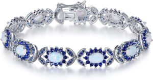 Barzel 18K Opal Tennis Jewellery